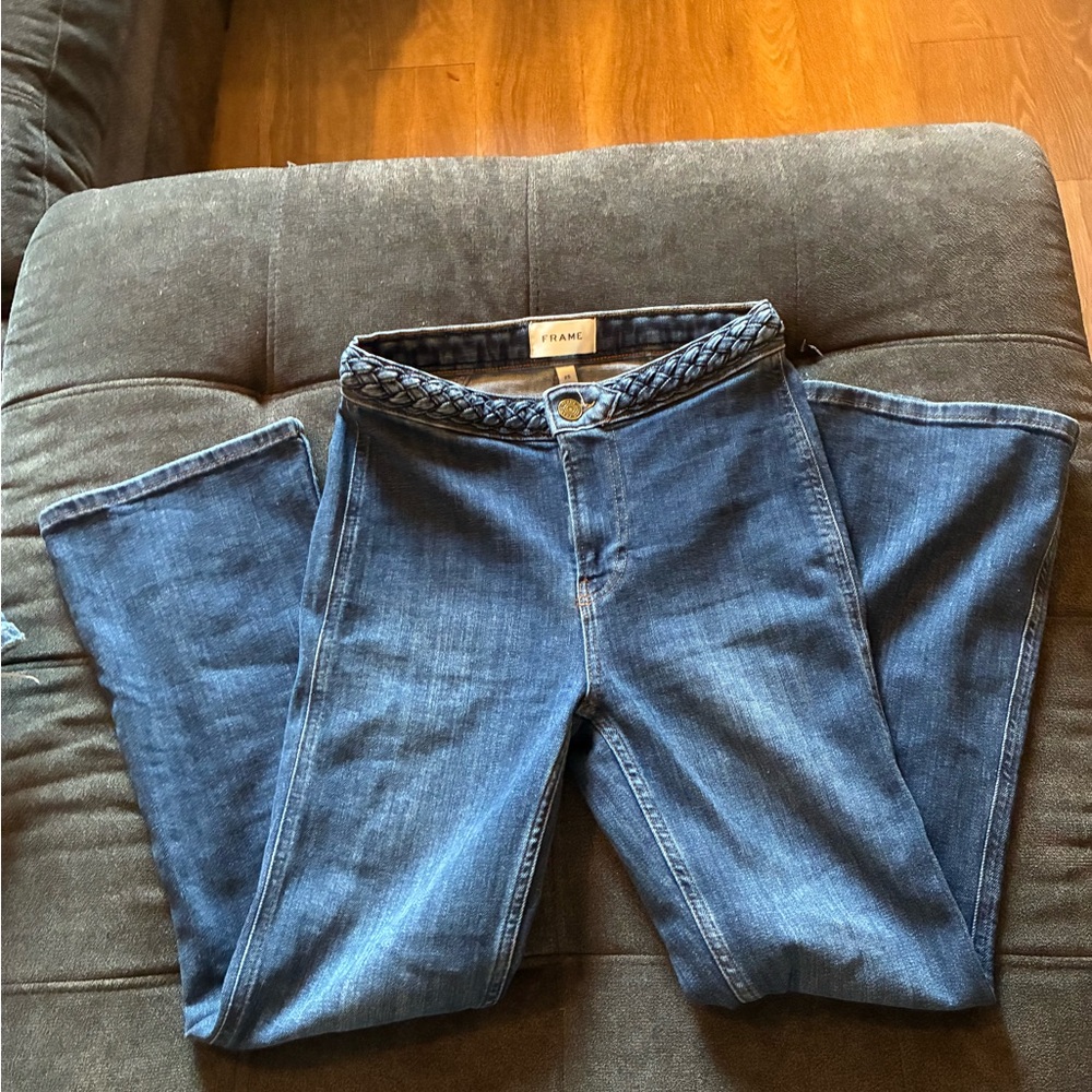 Frame Denim Women's Classic Blue Flare Jeans